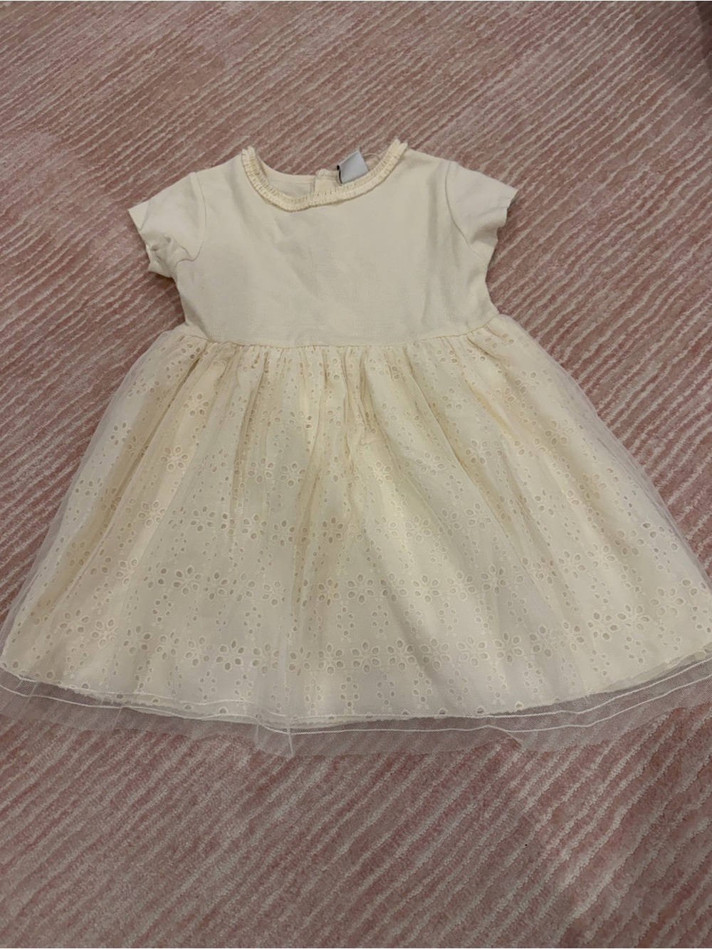 Zara Eyelet Tulle Skirt Kids Dress